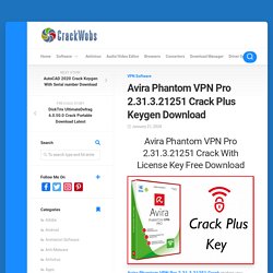 Avira Phantom VPN Pro 2.31.3.21251 Crack With Activator Free