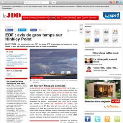 EDF : avis de gros temps sur Hinkley Point