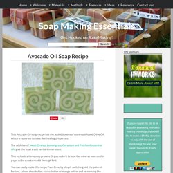 Avocado Oil Soap