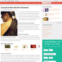 Avocado & Olive Oil Hair Treatment