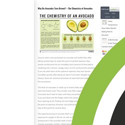 Why Do Avocados Turn Brown? – The Chemistry of Avocados