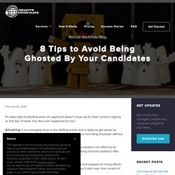 8 Tips to Avoid Being Ghosted By Your Candidates