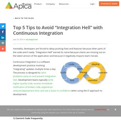 Top 5 Tips to Avoid "Integration Hell" with Continuous Integration - Apica