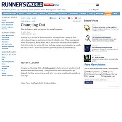 Avoid Running Cramps With Help From Runner's World