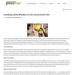 Avoiding Costly Mistakes on the Construction Site