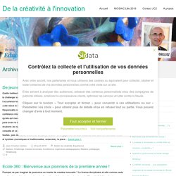 avril 2018 – De la créativité à l'innovation