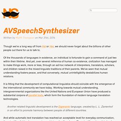 AVSpeechSynthesizer