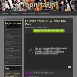 Le avventure di Winnie the Pooh - Toonitalia