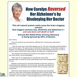 Awakening From Alzheimer's