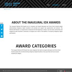 IDX Awards Categories