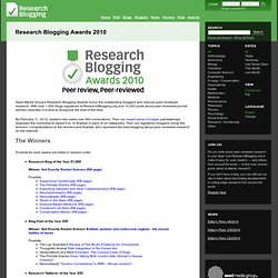 Awards - Research Blogging