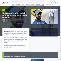 ICC Awards: Virat Kohli scripts history after clean sweep