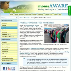 moms AWARE - Friendly Fabrics for Toxic-Free Fashion