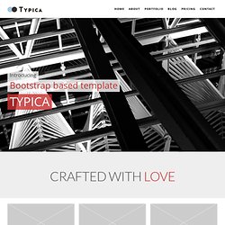 Typica - Awesome Bootstrap template