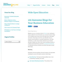 100 Awesome Blogs for Your Business Education - Learn-gasm