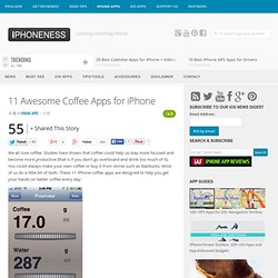 11 Awesome Coffee Apps for iPhone