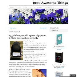 A time-ticking countdown of 1000 awesome things by Neil Pasricha