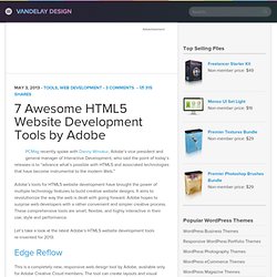 7 Awesome HTML5 Website Development Tools by Adobe