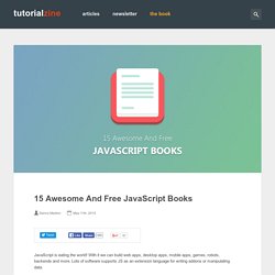 15 Awesome And Free JavaScript Books