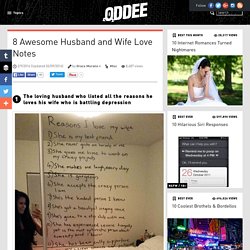 8 Awesome Husband and Wife Love Notes