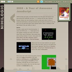 2008 - A Year of Awesome JavaScript