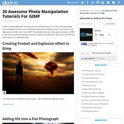 20 Awesome Photo Manipulation Tutorials For GIMP