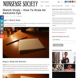 Sketch Study – How To Draw An Awesome Eye