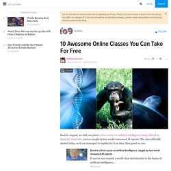 10 Awesome Online Classes You Can Take For Free - StumbleUpon