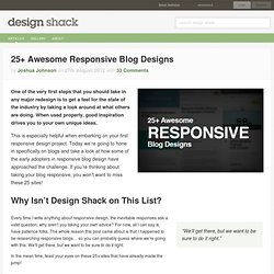 25+ Awesome Responsive Blog Designs