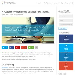 7 Awesome Writing Help Services for Students