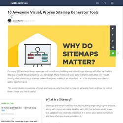 10 Awesome Visual, Proven Sitemap Generator Tools