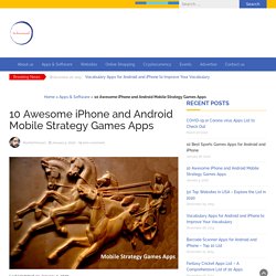 10 Awesome iPhone and Android Mobile Strategy Games Apps - TechnoMusk