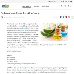 5 Awesome Uses for Aloe Vera