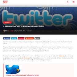 4 Awesome Free Tools to Visualize & Analyze Twitter