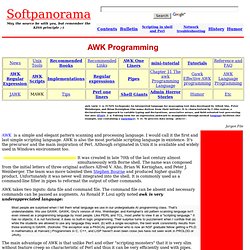 AWK Programming