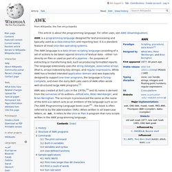 AWK - Wikipedia
