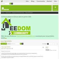 Awox Eglo & BLEA - Forum Communauté Jeedom
