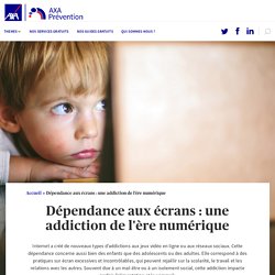 Dépendance aux écrans : une addiction de l'ère numérique