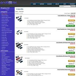 3-Axis CNC Stepper Motor Driver Kits