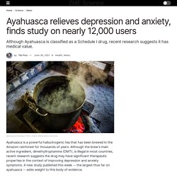 Ayahuasca relieves depression and anxiety, finds study on nearly 12,000 users