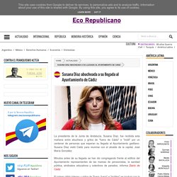 Susana Díaz abucheada a su llegada al Ayuntamiento de Cádiz - Eco Republicano