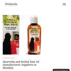 Ayurveda & herbal hair oil manufacturer, supplier in mumbai