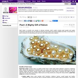 BIO AYURVEDA - Pearl: A Mighty Gift of Nature