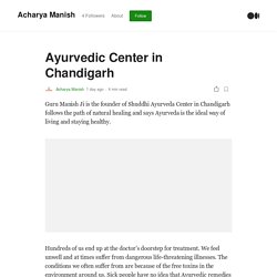 Ayurvedic Center in Chandigarh