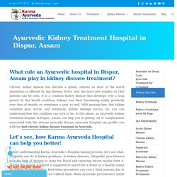 Ayurvedic Kidney Treatment Hospital in Dispur, Assam