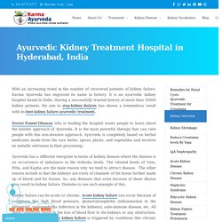 Ayurvedic Kidney Treatment Hospital in Hyderabad, India