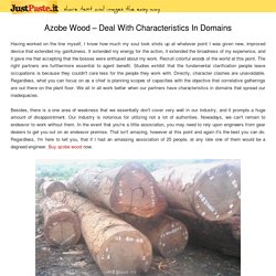 Azobe Wood – Deal With Characteristics In Domains