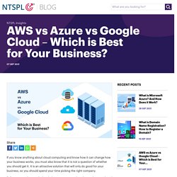 AWS vs Azure vs Google Cloud - Which is Best for Your Business?