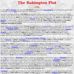 Babington plot