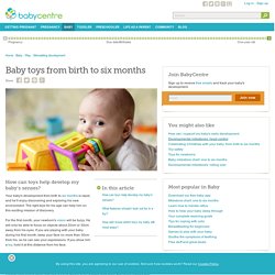 Baby toys from birth to six months - BabyCentre UK